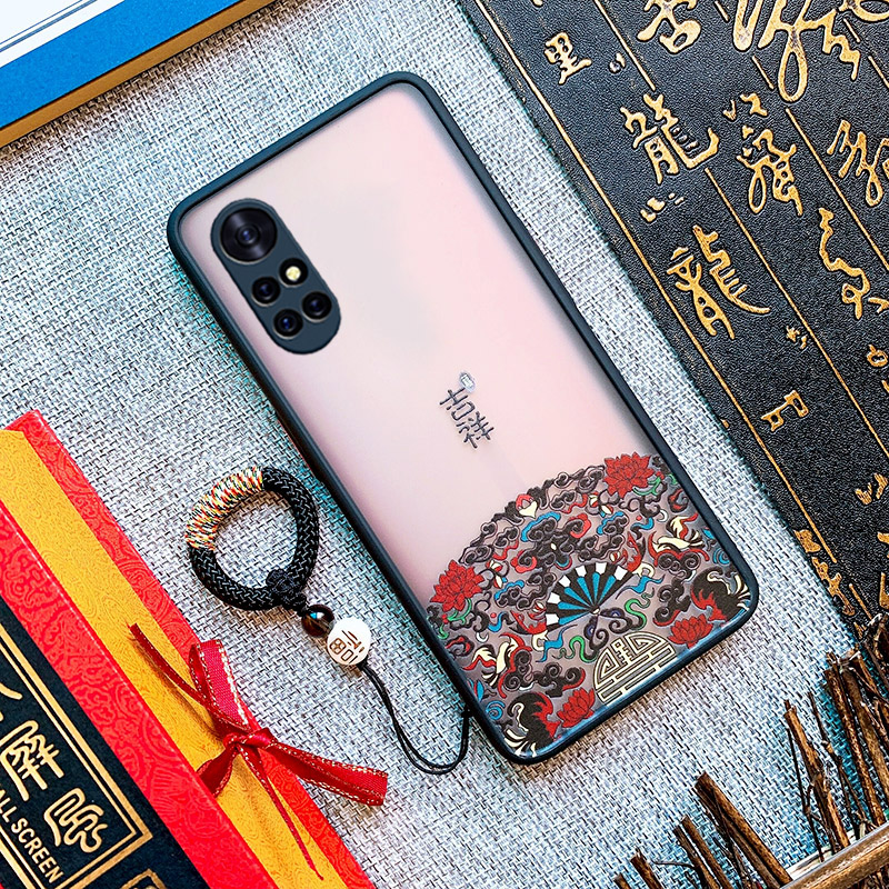 适用华为nova8手机壳14ultra新款hinova10pro套nove9z中国风novo7por国潮nove6se男5t浮雕11女款13p软硅胶12s - 图1