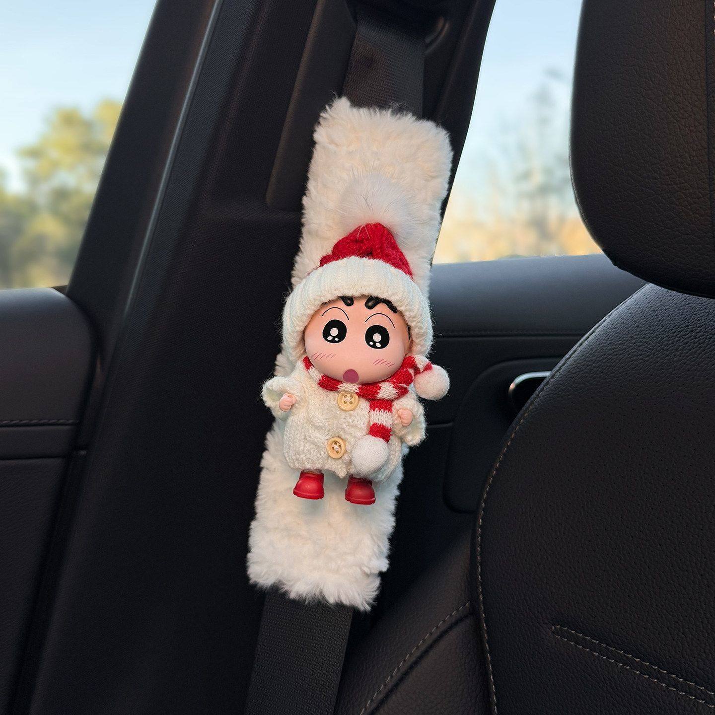 蜡笔小新汽车安全带护肩套车载内保险带装饰防磨衣服情侣一对女,淘宝优惠券,粉丝福利购,淘宝优惠卷