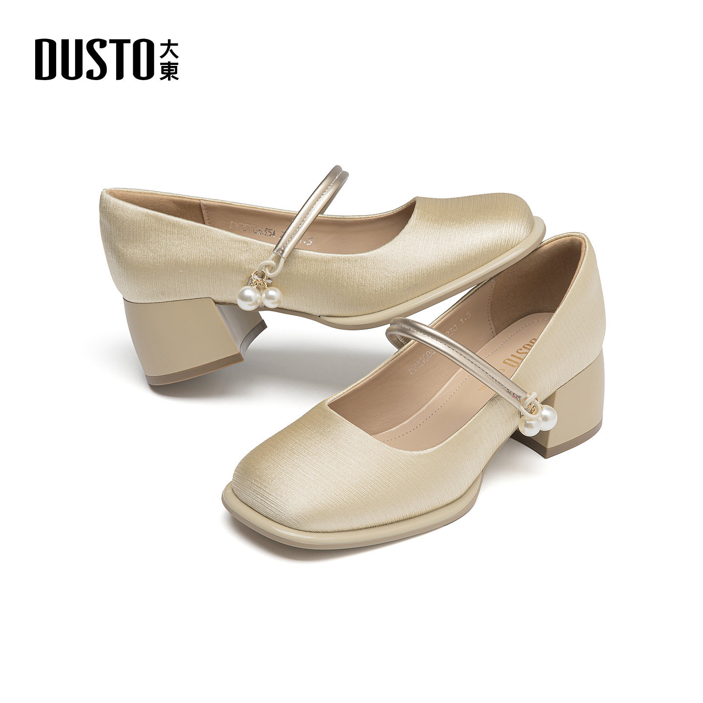 大东dd粗跟单鞋女2026新款春季法式气质高跟玛丽珍女鞋温柔晚晚鞋,淘宝优惠券,粉丝福利购,淘宝优惠卷