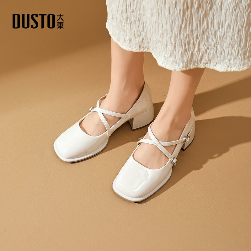 大东dd玛丽珍鞋女2026新款春季法式高跟女鞋配裙子浅口单鞋小皮鞋,淘宝优惠券,粉丝福利购,淘宝优惠卷