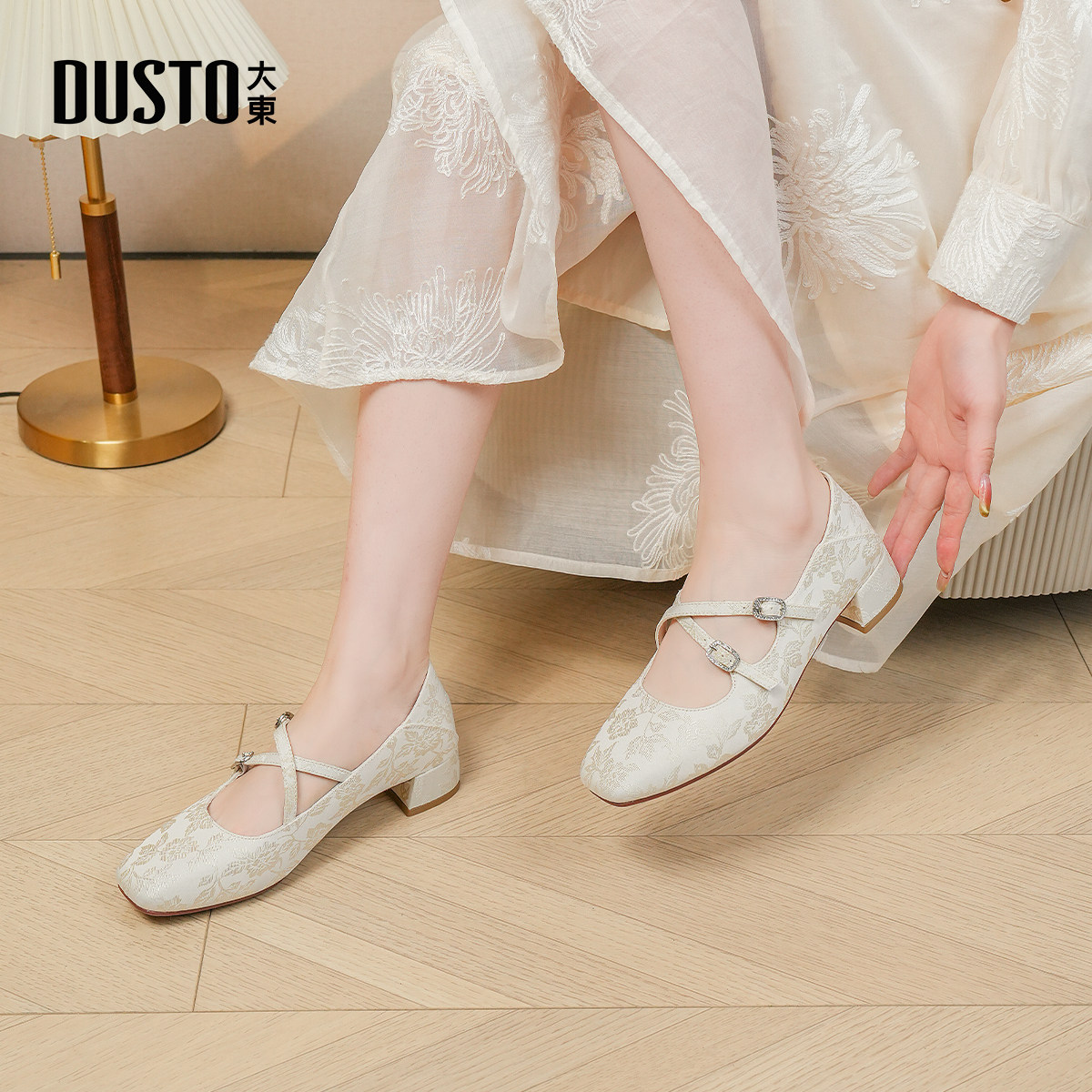 大东dd法式单鞋女玛丽珍鞋2026春秋女鞋芭蕾复古新中式浅口秋凉鞋,淘宝优惠券,粉丝福利购,淘宝优惠卷