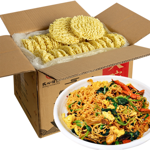 大碗面整箱装火锅面炒面专用面条一箱非油炸方便面面饼鸡蛋面散装 - 图2