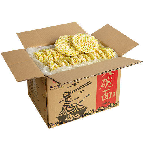 大碗面整箱装火锅面炒面专用面条一箱非油炸方便面面饼鸡蛋面散装 - 图3