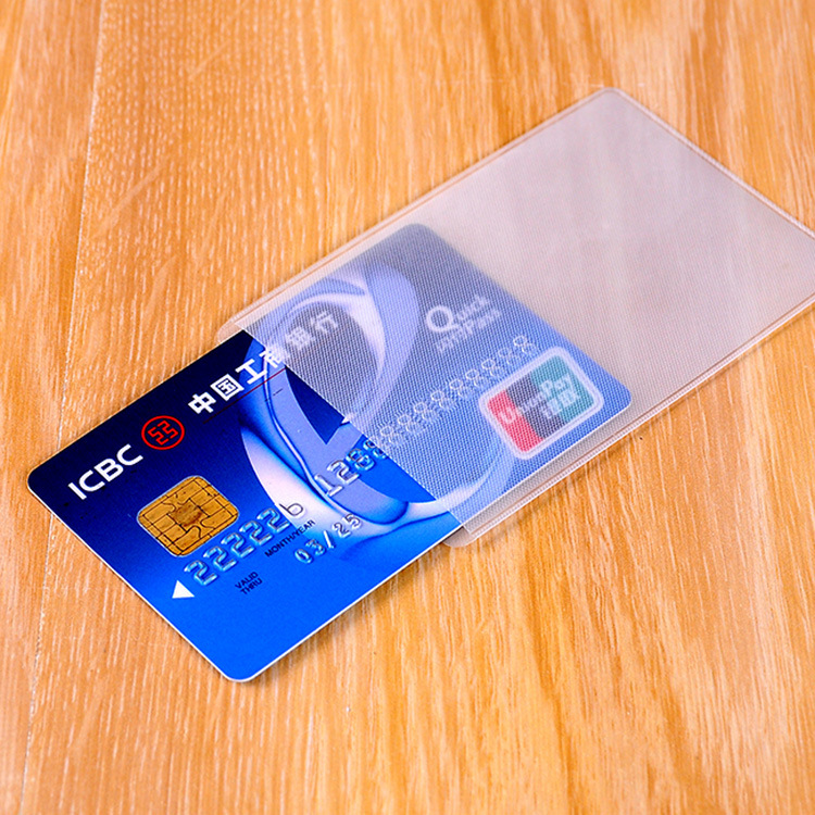 卡套透明磨砂防磁银行IC卡身份证件卡套公交卡套会员卡饭卡保护套 - 图2