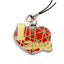 Beijing 2008 Olympic Games-Love 2008 Heart Type Birds Nest Phone Chain Brand New Original Games Collection