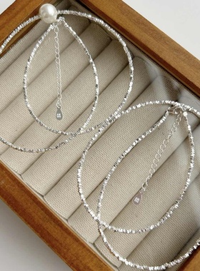 999足银碎银几两纯银手链项链