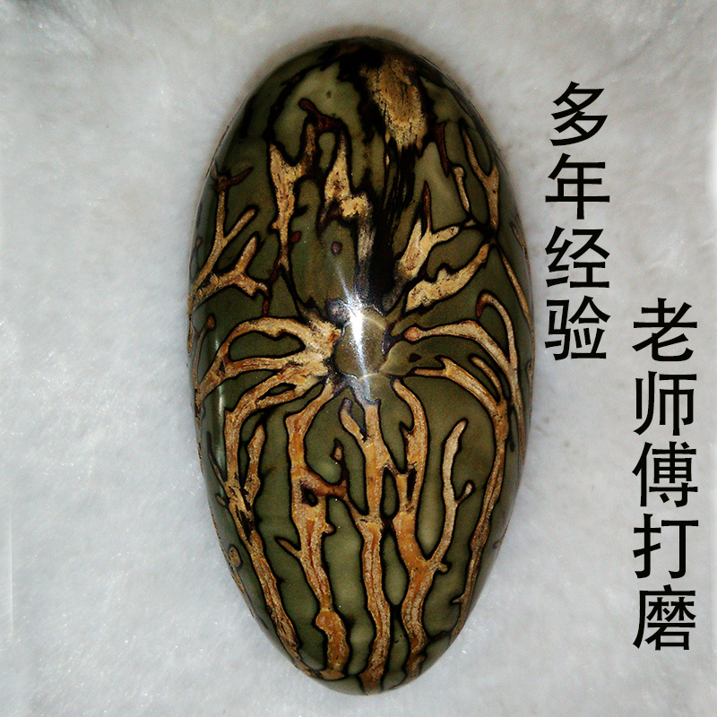 千眼菩提子手把件绿白大果胖果磨好成品 文玩把玩件手磨精品饰品 - 图0