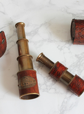 美式风进口黄铜热卖牛皮盒礼物