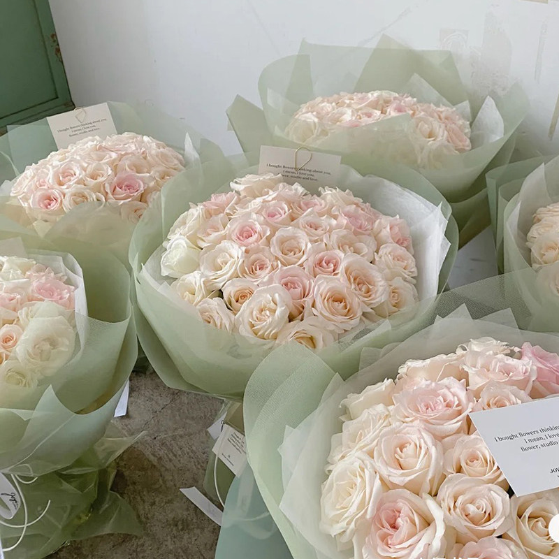 花中情韩式晨雾柔光雾面纱鲜花束打底内衬网纱卷花艺diy包装材料,淘宝优惠券,粉丝福利购,淘宝优惠卷