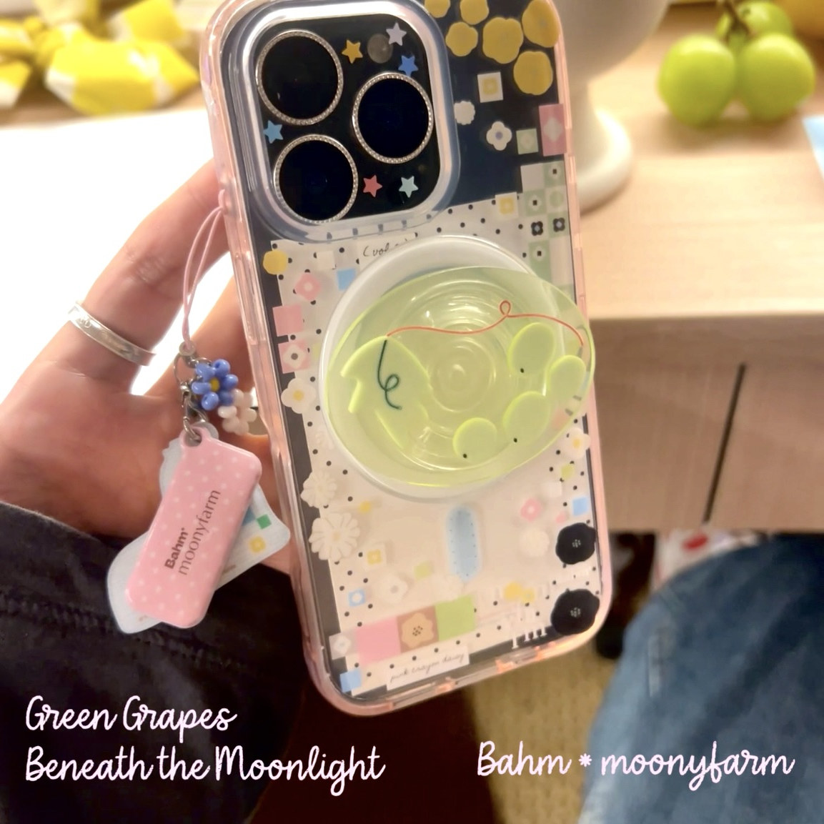 初秋田园风!香蕉树研究所*moonyfarm 联名款 磁吸手机壳ins风原创手机壳适用于iPhone16pro Max 13 17pro - 图0