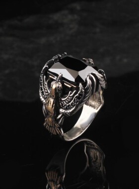 欧美饰品时尚个性环保合金简约精美欧美鹰戒指