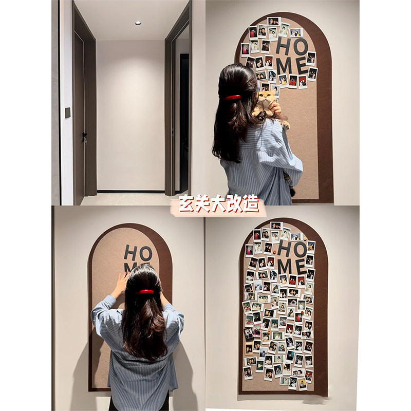 窗户毛毡照片展示墙贴软木板背景墙玄关卧室改造装饰遮丑3D蝴蝶,淘宝优惠券,粉丝福利购,淘宝优惠卷