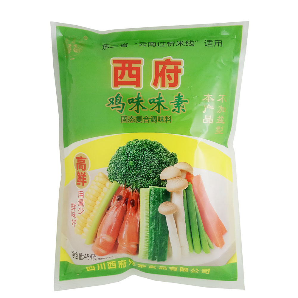 整箱包邮西府味精454g*20袋 鸡味味素味精风味汤料过桥米线专用 - 图2