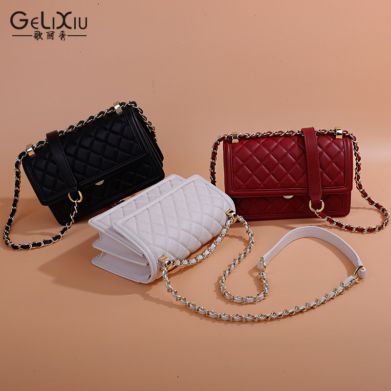 菱格链条单肩2020新款潮斜挎包包 歌丽秀女士包袋