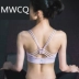 MWCQ đai mỏng làm đẹp gợi cảm trở lại Áo ngực yoga không có vòng thép tập thể dục khiêu vũ đồ lót anaerobic vest thể thao - Đồ lót thể thao