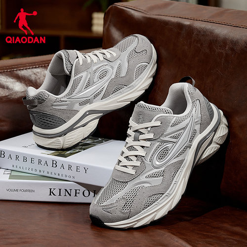 永恒901乔丹休闲鞋男2025冬季新款网面透气老爹鞋潮流复古运动鞋 - 图0