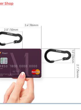Carabiner Clip Aluminum Alloy Keychain Lock Buckle Snap DRi