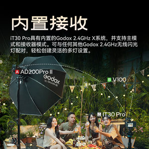 【晚发必赔】神牛it30 pro相机闪光灯迷你高速TTL适配佳能R5/6/p 富士xt5索尼zve10 a7c2尼康z30佳能松下增高