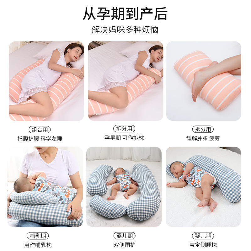 都夏尔孕妇枕护腰侧睡枕托腹靠抱枕神器睡觉侧卧枕头孕期孕妇用品多图3