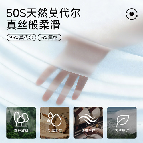 莫代尔高腰内裤女抗菌纯棉加长档无痕不夹臀2026新款女生三角裤头 - 图0