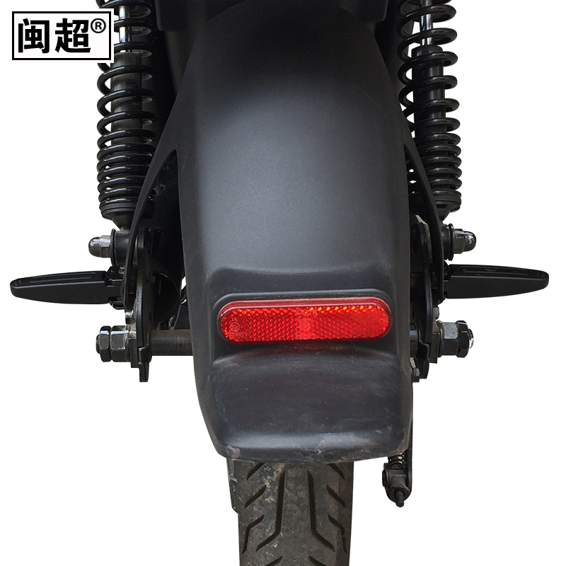 闽超小牛U1中撑车架后脚蹬改装电动车大支架双边撑大脚架后脚踏 - 图2