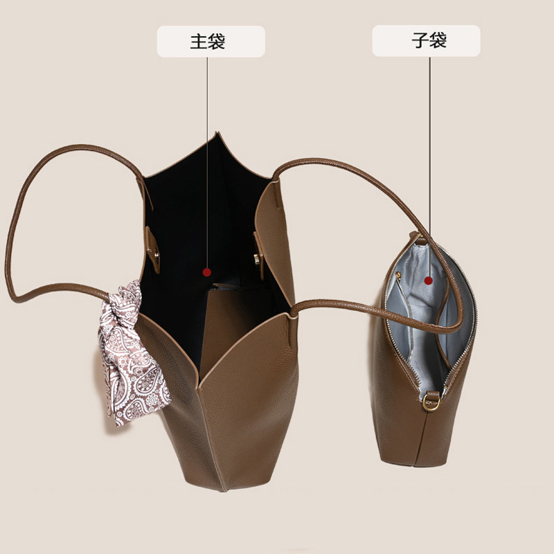 小众托特包包软皮2025新款潮大容量购物袋单肩腋下包上课通勤包女,淘宝优惠券,粉丝福利购,淘宝优惠卷