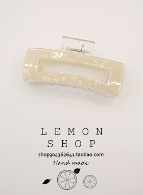 人鱼姬发夹抓夹后脑勺鲨鱼夹2026春夏新款简约盘发卡子高级感发抓