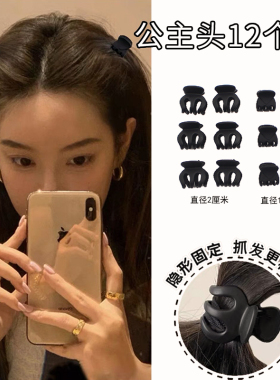 夹子树脂清新气质网红高马尾抓夹
