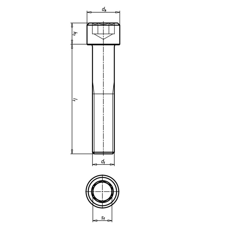 ISO4762 DIN912不锈钢A4-80内六角圆柱头半牙进口螺钉螺栓M24X100