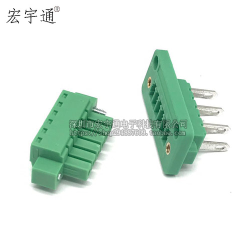 插拔式穿墙接线端子KF2EDGWB-3.81 2P 3 4 5 6 7 8 9-16P 15EDGWB - 图1