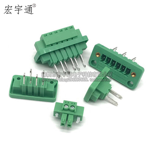 插拔式穿墙接线端子KF2EDGWB-3.81 2P 3 4 5 6 7 8 9-16P 15EDGWB - 图0