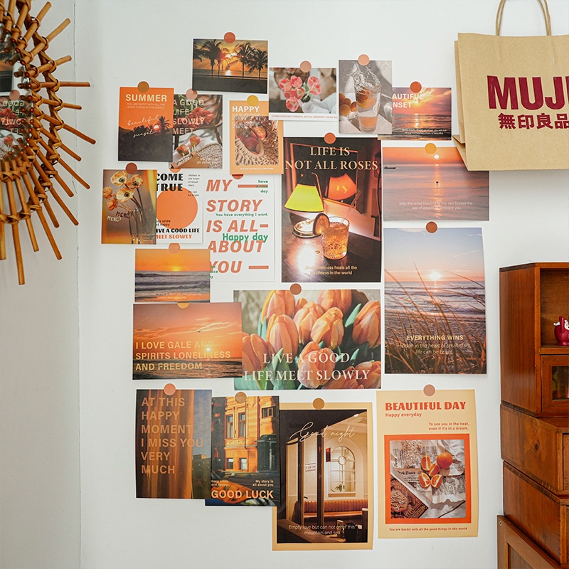 北欧风艺术卡片贴纸卧室墙面装饰海报墙贴宿舍改造贴画拍照道具,淘宝优惠券,粉丝福利购,淘宝优惠卷