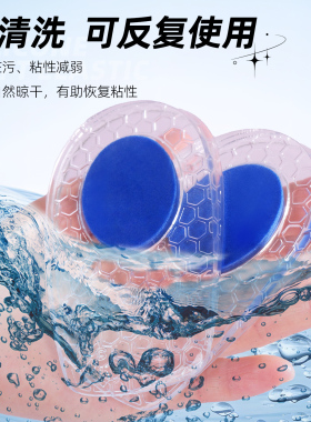 足跟垫后脚跟疼痛专用跟腱筋膜骨刺硅胶超软加厚减震半垫四季通用