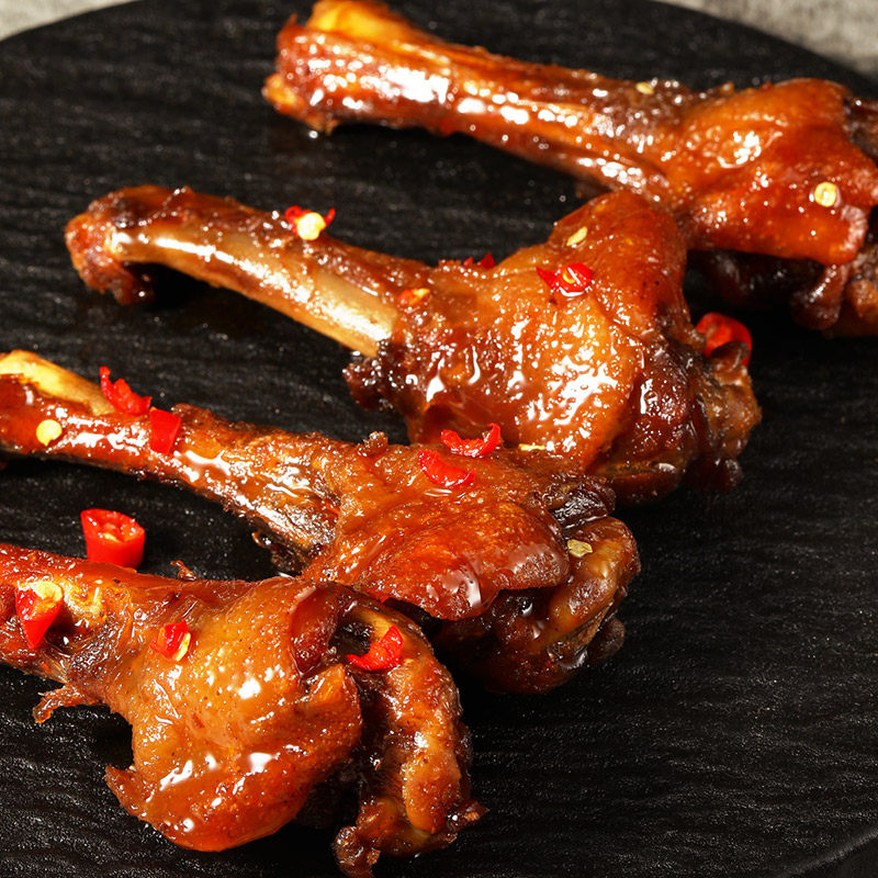 味滋源香辣鸭翅根150g/袋个大肥美肉质饱满卤味鸭肉休闲零食小吃