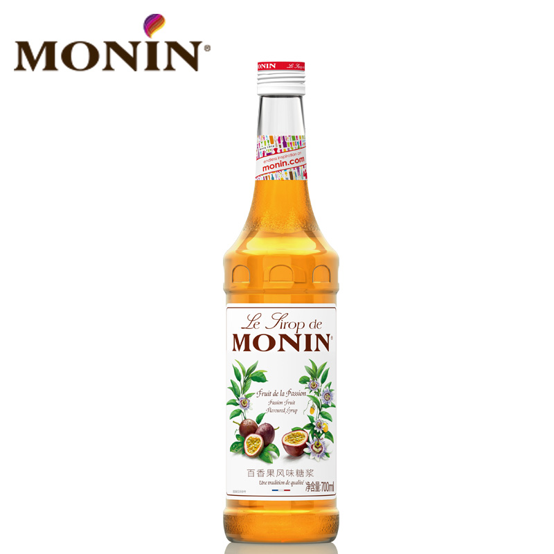莫林monin百香果风味糖浆玻璃瓶装图片_1