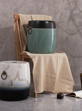 陶瓷绣墩鼓凳座椅家装客厅布场摆件酒店门面庭院换鞋凳琴凳几凳