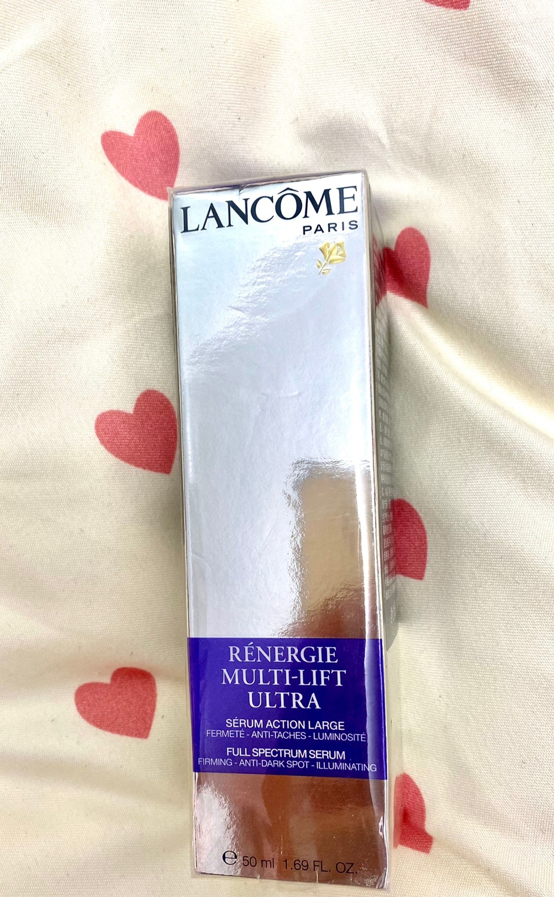 专柜正品Lancome兰蔻新款立体塑颜紧致焕白乳液提拉升5D保湿抗皱