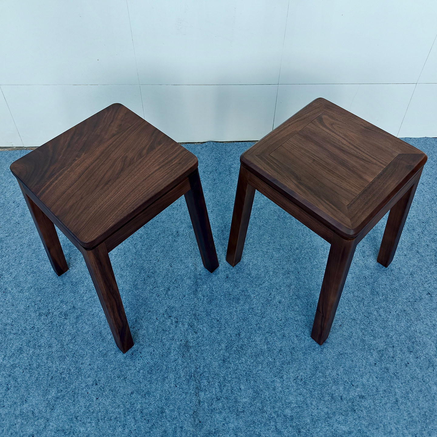 实木凳子餐椅北美黑胡桃木餐桌方凳可叠放家用新中式茶桌凳子高凳,淘宝优惠券,粉丝福利购,淘宝优惠卷