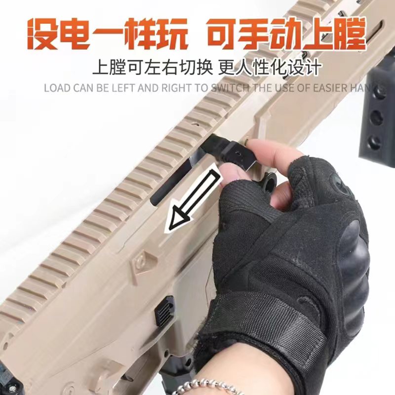 ump45冲锋手自一体水电动连发儿童男孩玩具步枪仿真专用软弹枪 - 图0