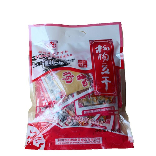 660g优惠装 恩施利川特产康美柏杨豆干柏杨坝麻辣豆腐干1件包邮 - 图0