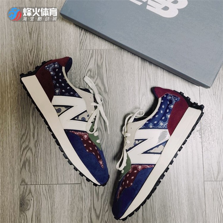 断码清仓 New Balance 327 NB327复古低帮跑鞋 MS327LH1 MS327LB1 - 图2