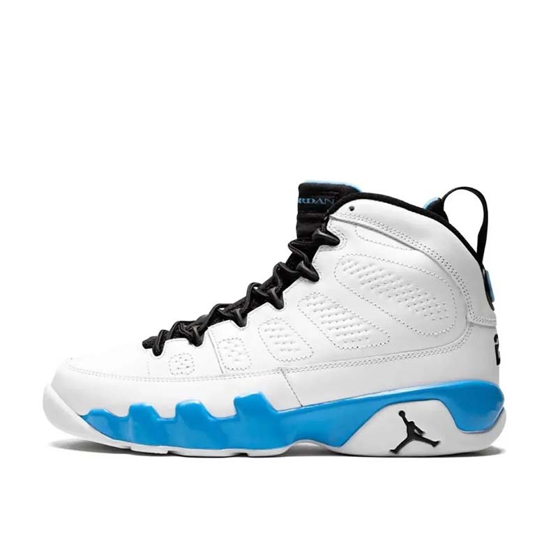 烽火 Air Jordan 9 AJ9北卡蓝白蓝高帮复古篮球鞋 FQ8992-101-图3