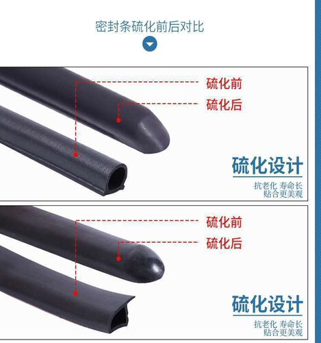 汽车车门密封条现代朗动名图瑞纳领动全新途胜专用防尘隔音条加装 - 图2