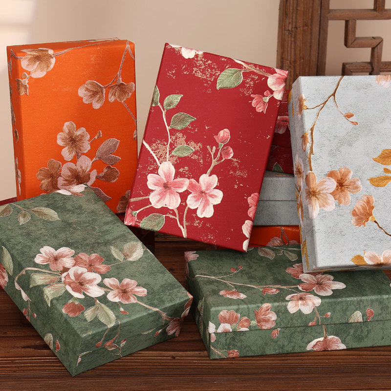 高级感新中式国风首饰收纳盒古风绒花发簪包装盒宋锦发夹高档礼盒,淘宝优惠券,粉丝福利购,淘宝优惠卷