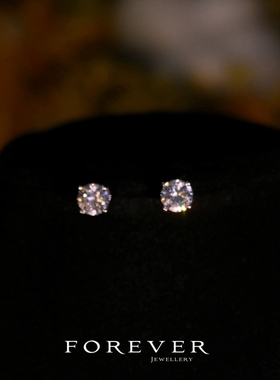 简约气质闪钻项链耳环晚礼服舞台