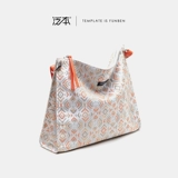 Оригинальная модная вместительная и большая сумка на одно плечо, с вышивкой