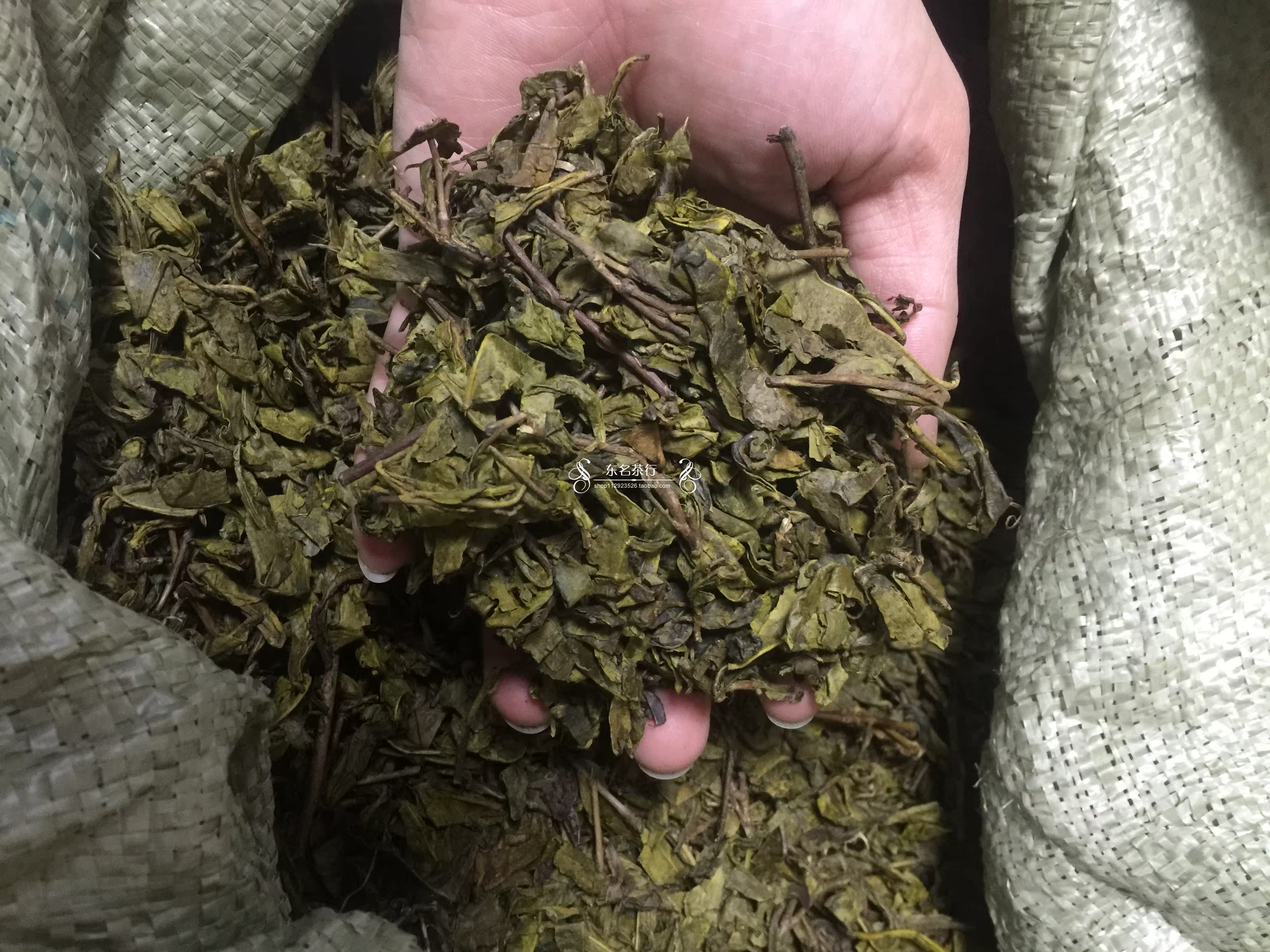 新茶2018绿茶洞庭山散装 饭店茶叶 批发带梗绿茶一斤500g粗叶绿茶