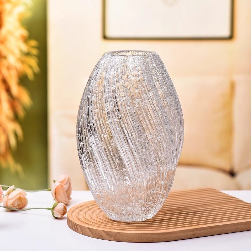 不规则螺旋扭曲玻璃花瓶荧光麦芽糖插花器皿夜光水培摆件水养鲜花,淘宝优惠券,粉丝福利购,淘宝优惠卷