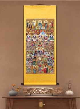 道家全神挂画众神图四御雷祖