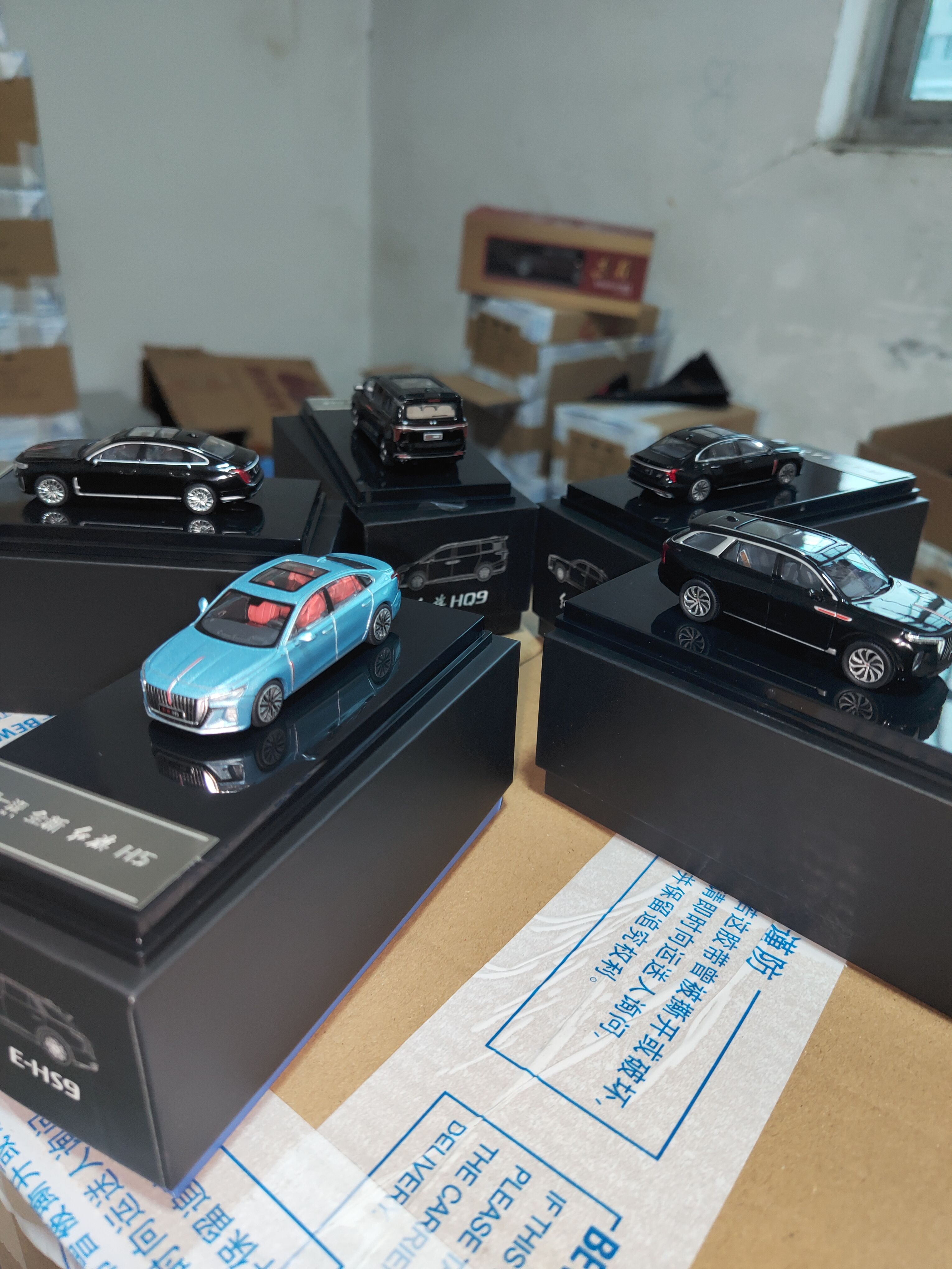 拓意红旗原厂经典车模型系列1:64比例H5H9EHS9HQ9仿真合金摆件